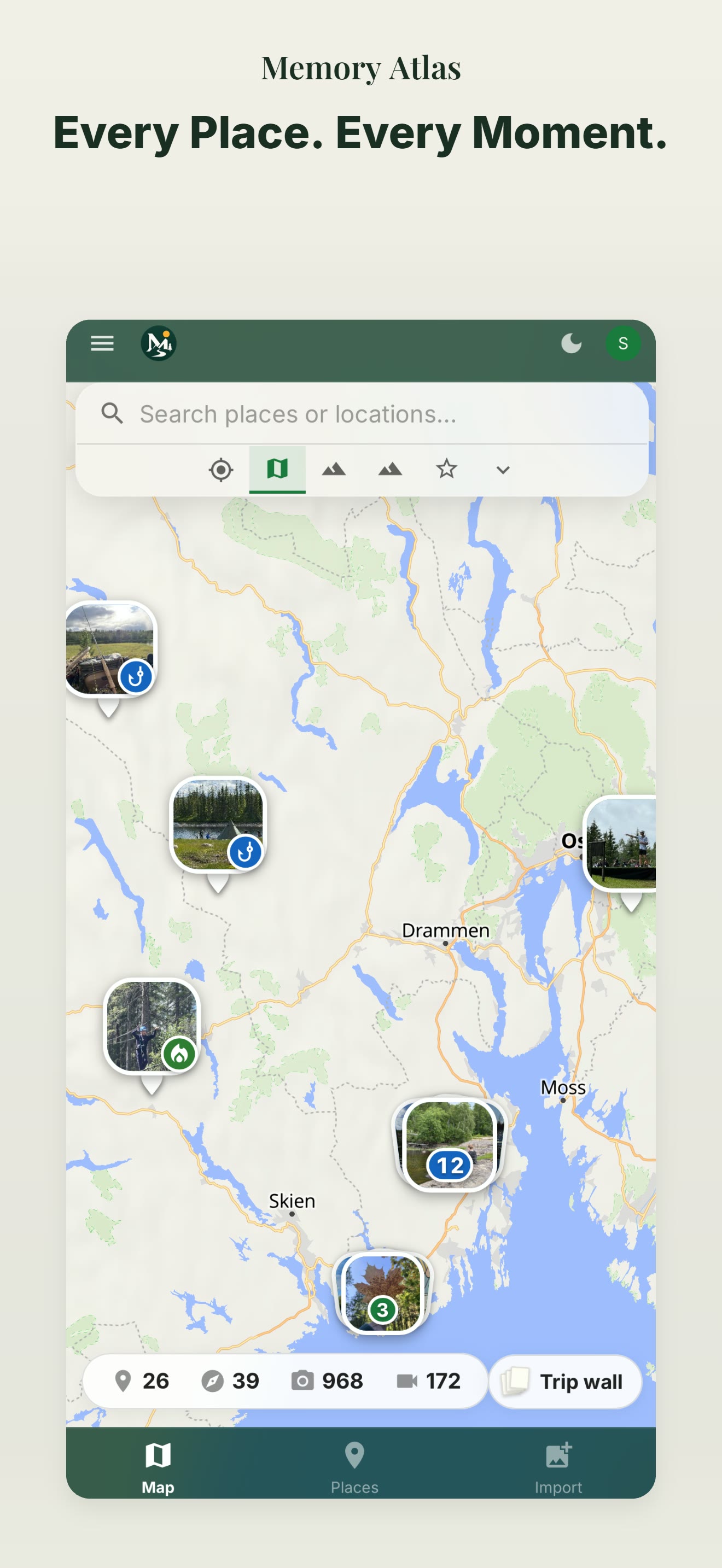 Memory Atlas app screenshot 1