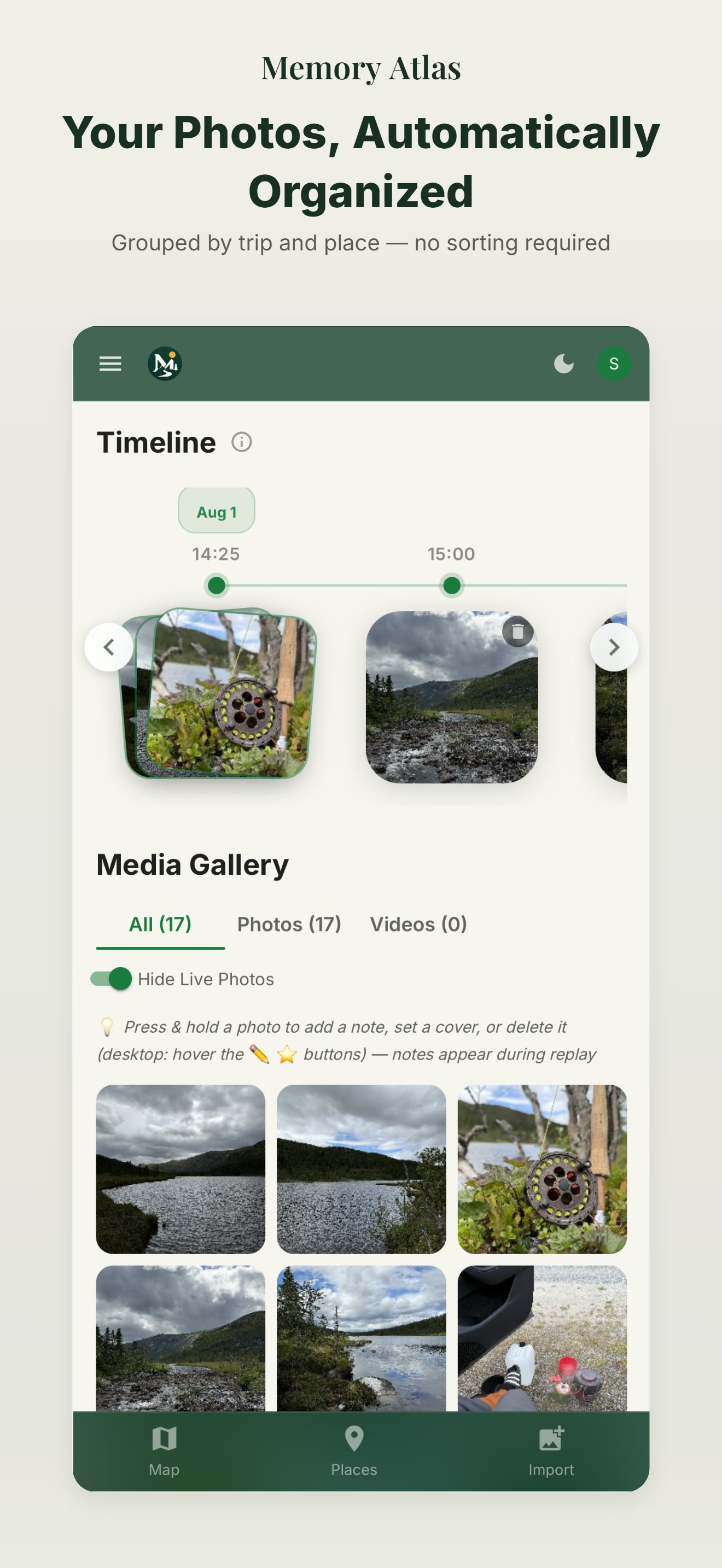 Memory Atlas app screenshot 3